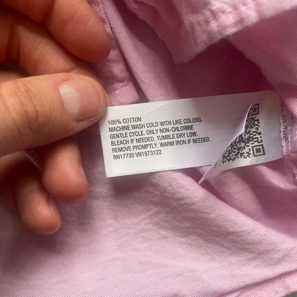 Pink Cotton Women’s Button Down Shirt M - Picture 5 of 5